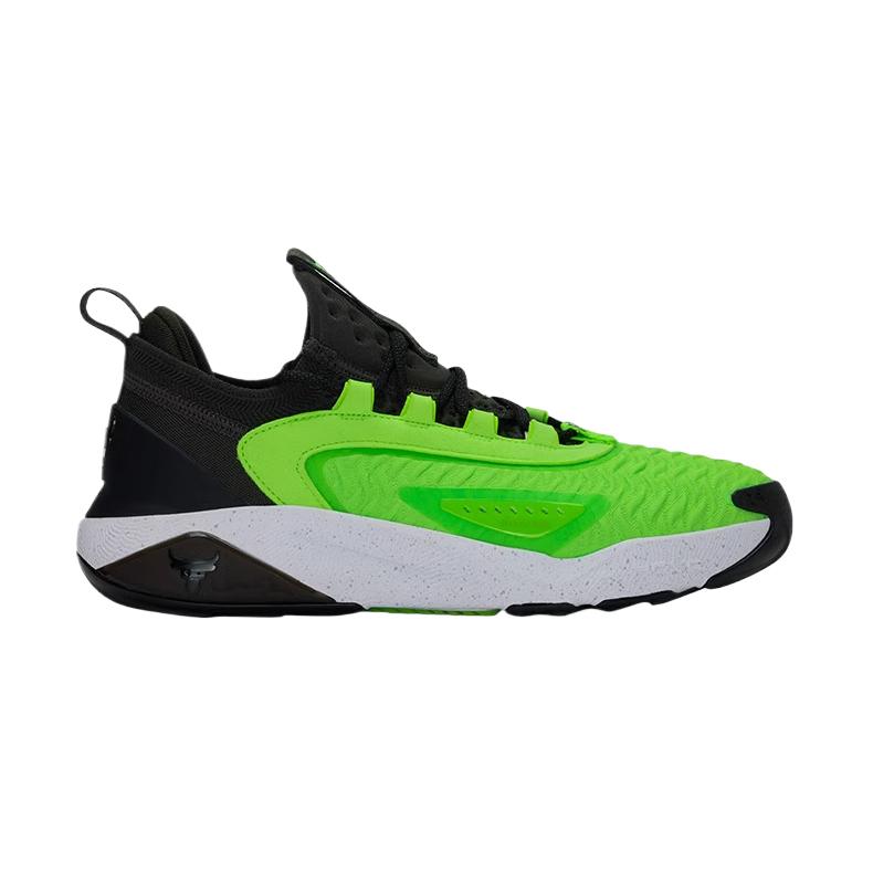 Under Armour Project Rock 7 Hyper Green Black Men Sneakers Baroque-Green 3027600-310