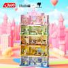 Jiaqi Blocks: Princess Nanci Bedroom & Music Room Set - Stackable House Street Scene Ornaments for Girls