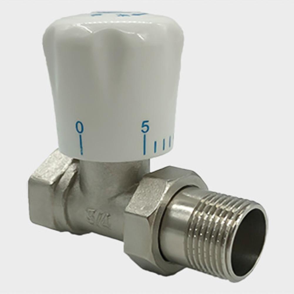Precise Temperature Control Valve  15mm x 34 Angle Radiator  Energy Saving  Easy Install  Constant Room Temperature