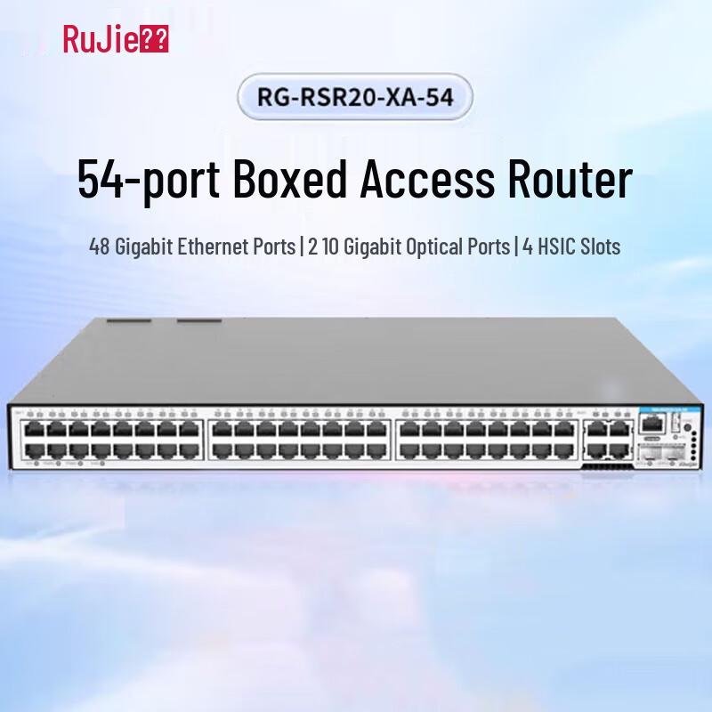

Ruijie RG-RSR20-XA-54 Multi-Service Access Router