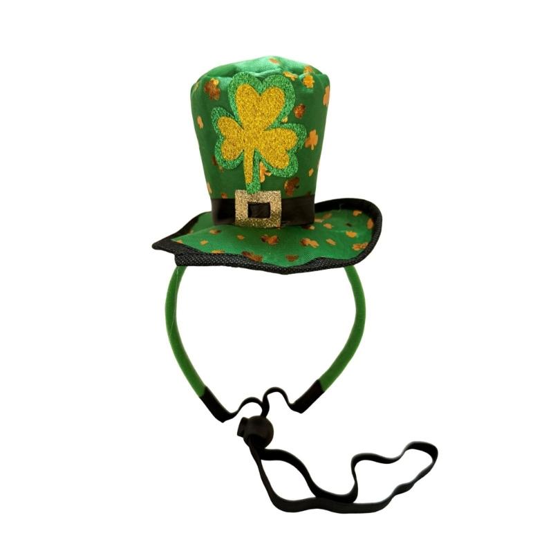 Patrick Day Costume Accessories Leprechaun Hat Headband Bowtie Patrick's Day Outfits for Men