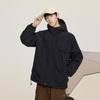 Japanese Style Windproof Hooded Down Jacket - Winter Casual Mountaineering Sportswear
