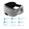 Light Blocking And Noise Reducing Plush Sleep Eye Mask With Bluetooth Earphones For Rest And Phone Calls
