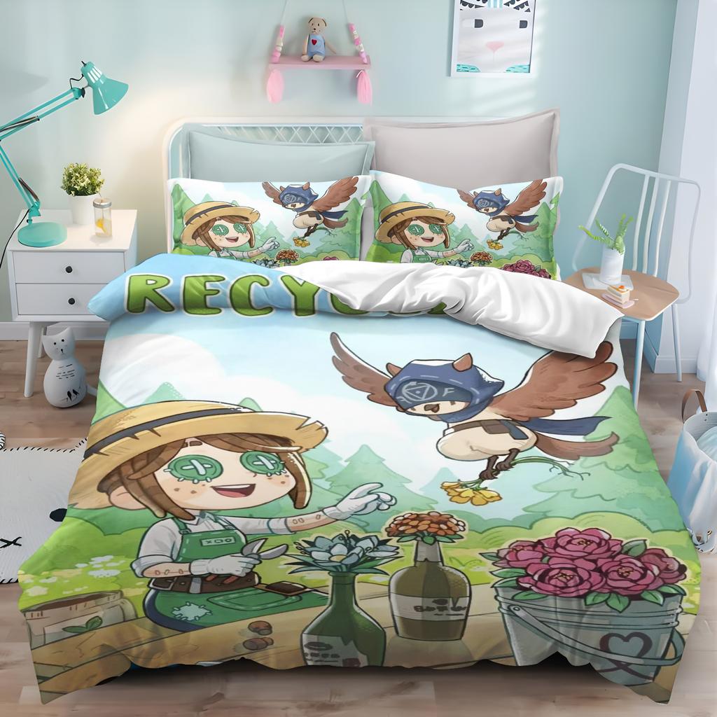 Modern Print Fifth Personality Duvet Cover Set - Children's Bedroom Comforter Bedding 3 Piece Mattress Sets for Home