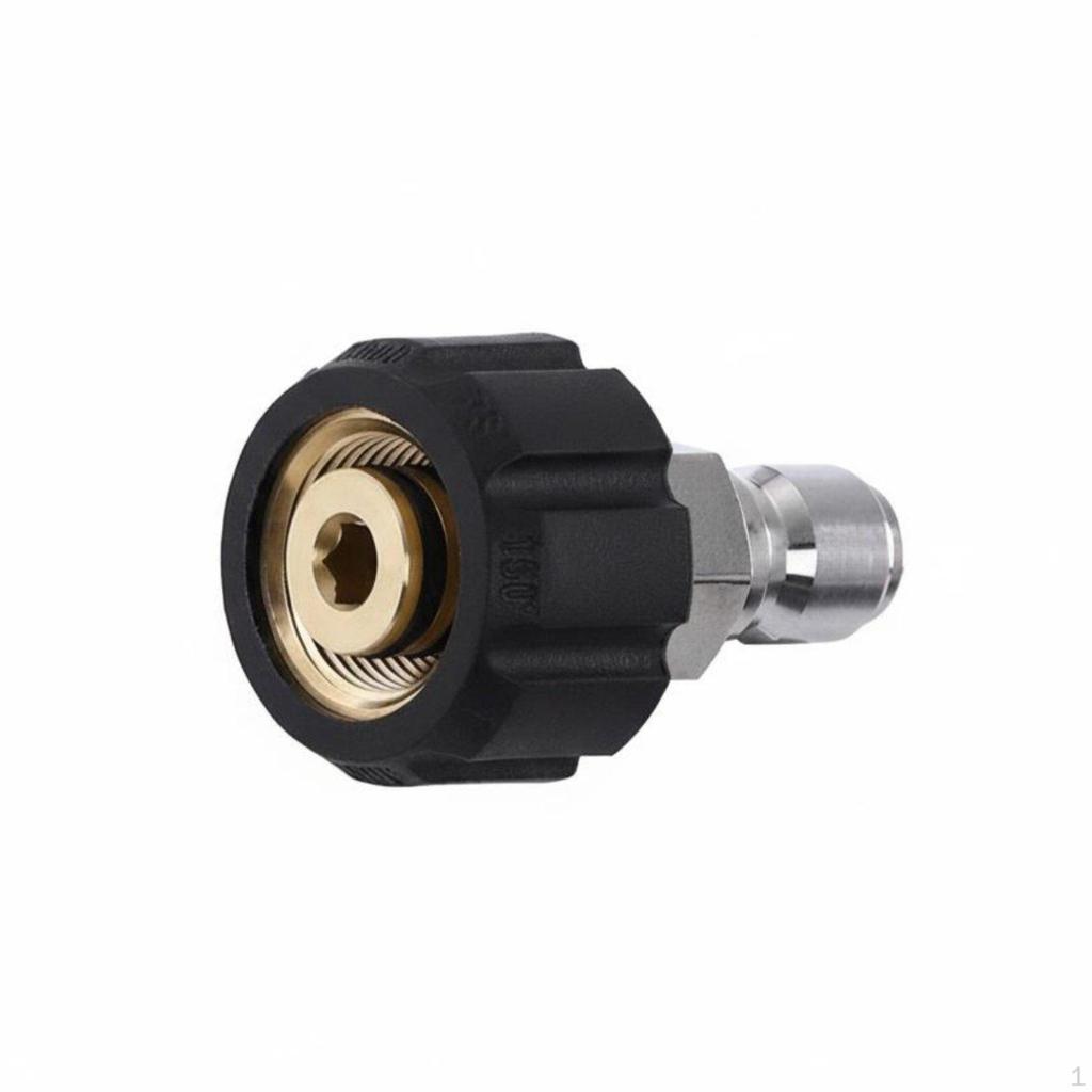 M22 Pressure Washer Adapter Heavy Duty To 3/8 Quick Connect Fittings Leak Resistant Brass