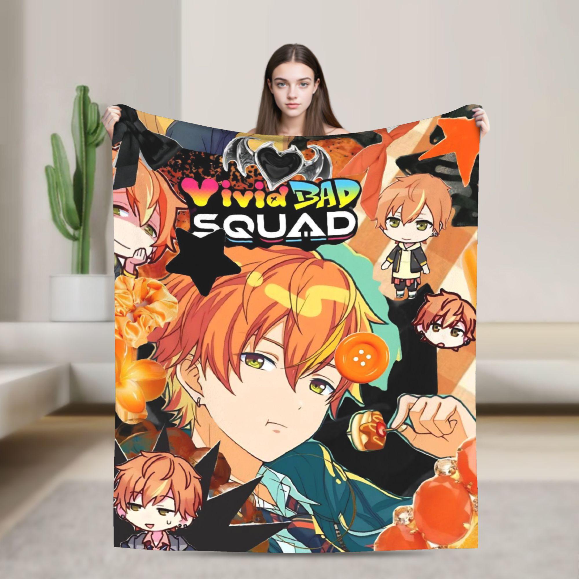 

Tsukasa Tenma Super Warm Blanket Picnic Plush Bedding Throws Novelty Home Decor Flannel Bedspread Sofa Bed Cover 30x40in