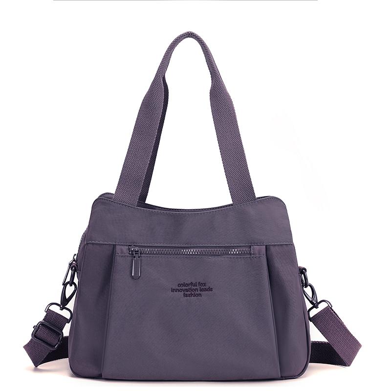 Fashion Female Handbag High Quality Fabric Women Tote Bag Large Capacity Girls Shopping Bag Casual Multi-pockets Shoulder Bag