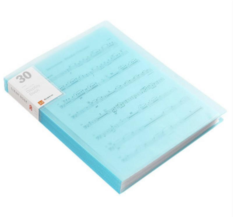 Segregator A4 na luźne kartki Przezroczysty Teczka z danymi położniczymi Plastik PP Przechowywanie A3 Arkusze papieru testowego Akta z nutami Organizer na dokumenty