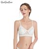 Sweet French Lace Bra Pulls Together A Thin Underwire Bra with A Thin Strap