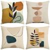 Nordic Ins Morandi Style Pillowcase B&B Decorative Sofa Pillow Polyester Pillow Bedside Pillow