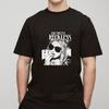T-shirt Noir Manches Courtes Unisexe avec Graphique de Groupe Tailles SXL