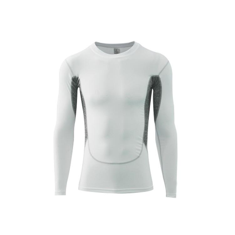 Men's Quick-Dry Compression T-Shirt, Short & Long Sleeve, Breathable Elastic Fit, Perfect for Basketball & Fitness.