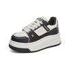 Suction Film Sole White Shoes Women's Spring New Thick Sole Heightening Casual Single Shoes Women's Versatile Sports Shoes Board Shoes Women