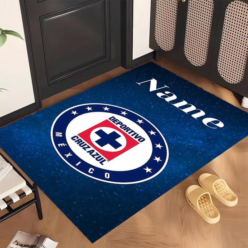 Cruz Azul (5) Personalized name Office Carpet Stylish Decor for Living Room Bedroom Kitchen