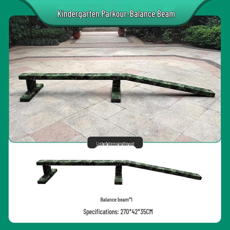 Kids Outdoor Parkour & Obstacle Course Training Equipment