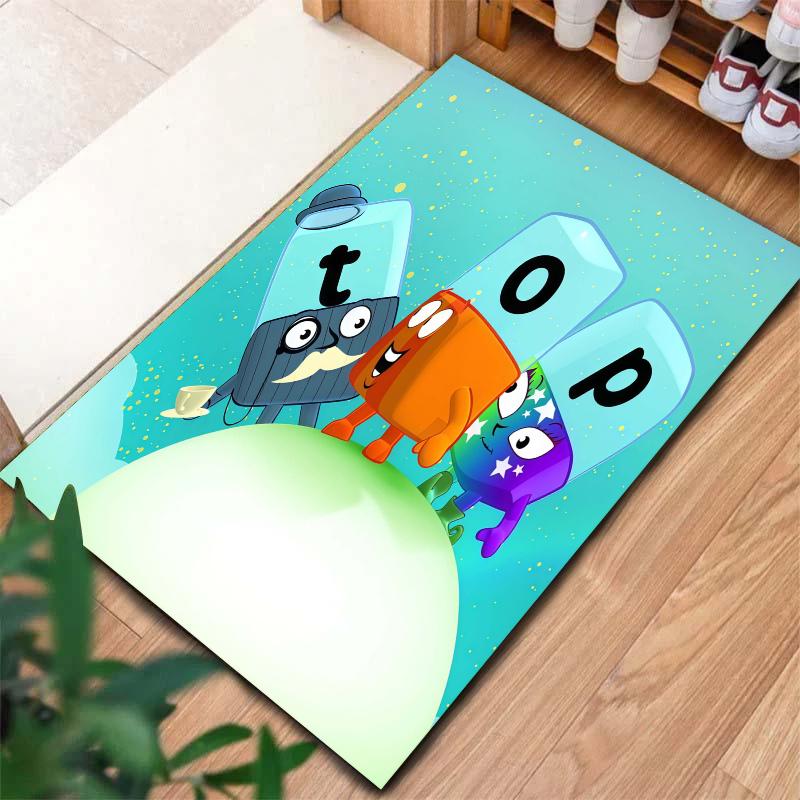 Alphablocks Carpet Rug for Living Room Bedroom Home Sofa Decoration,Kids play Nonslip Floor Mat