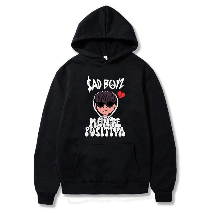 2025 Men's Hoodies Junior H Sad Boys Harajuku Girls Hip Hop Pullover Fancy Music Gift Casual Loose Comfortable Sweatshirt