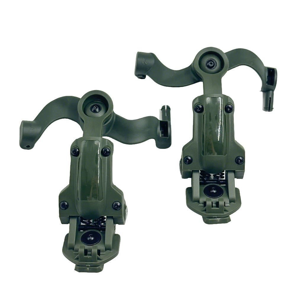 Free-Angle Tactical Headset ARC/Team Wendy Helmet Rails Adapter Attachment Kit for M11/M11 Headset
