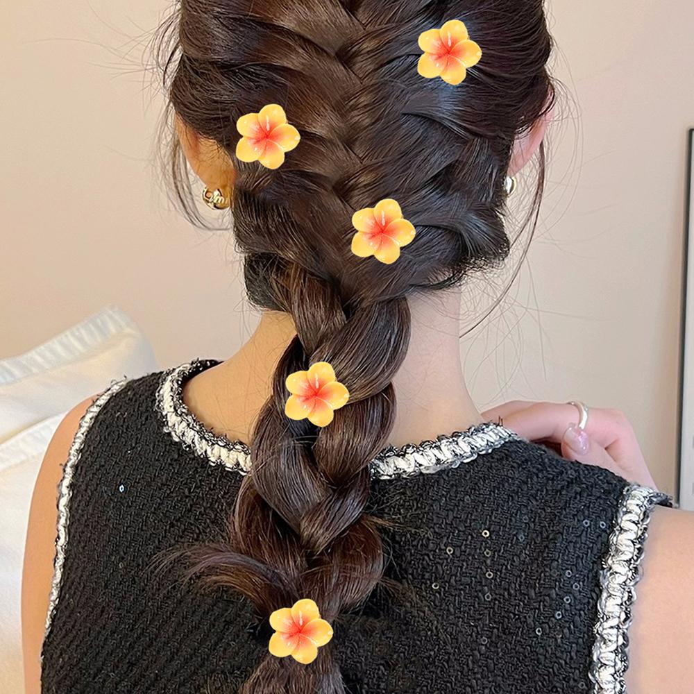5PCS/set Hairpin Flower Festival Hair Clip Small Mini Cute Hair Accessories Girls Ponytail Styling Hair Clip Fashion Hairpin
