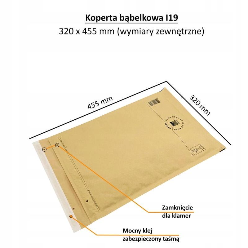 Bubble envelope I19 BROWN x50pcs