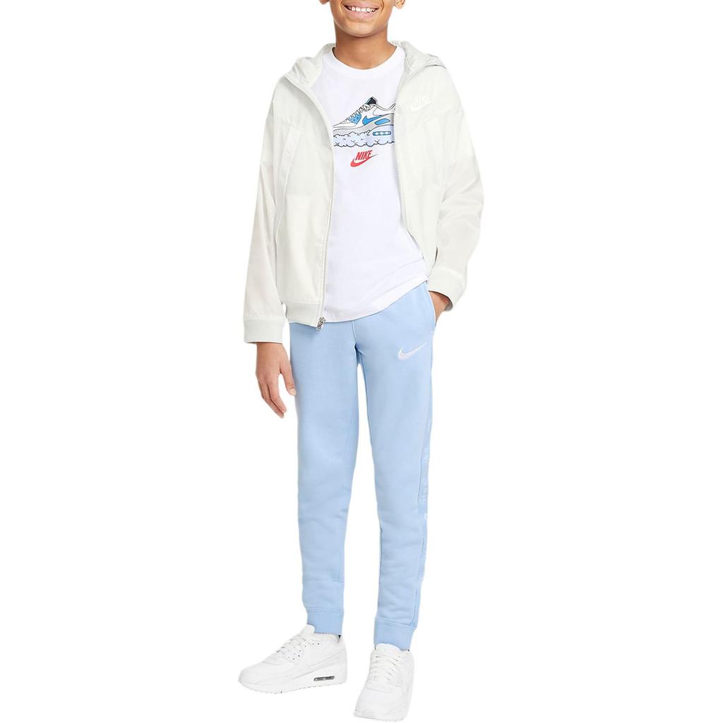 Kids' Nike Knitted Sweatpants Swoosh Light Blue DA0771-436
