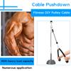 DIY Pulley Cable Machine Attachment System Loading Pin Lifting Arm Biceps Triceps Blaster Hand Strength Training Equipment
