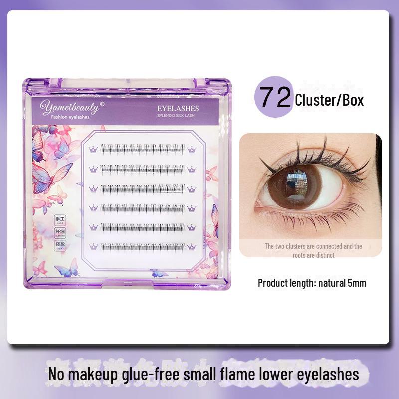 Glue-Free Self-Adhesive Segmental Lower Eyelashes – Lazy Trilogy Jelly Strip