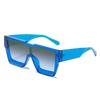 Chic Square Frame Women's Sunglasses - Large Candy Colors, UV Protection, Trendy European & American Style