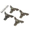 4Pcs Jewelry Box Feet Tiger Feet Shape Zinc Alloy Sturdy Rustproof Corrosion Resistant Vintage Style Jewelry Box Legs