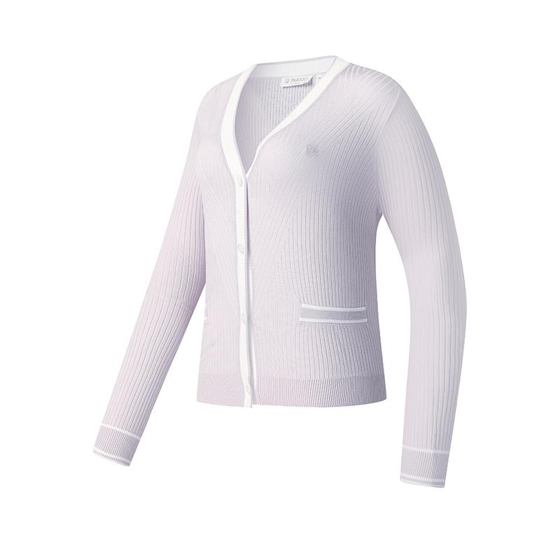 

Новый трикотаж серии FILA Golf для женщин, цвет облачный, фиолетовый A11W535402FVT 170/88A/L