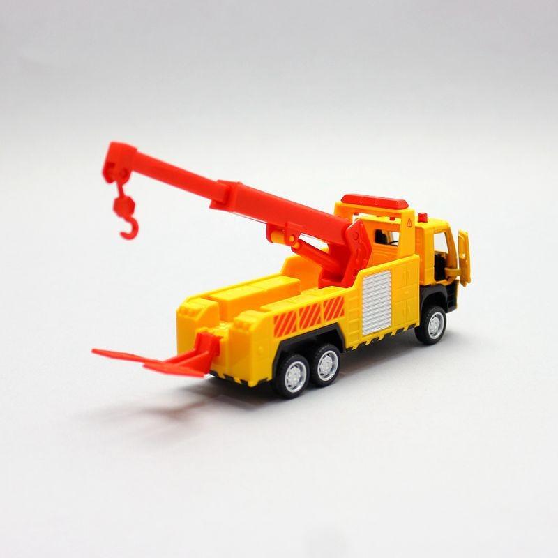 Model Car Alloy Rescue Crane Vehicle With Door Opening Design For Childrens Gift