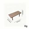 Mini Coffee Table Chairs 1/12 Simulation Furniture Model Toys  Doll House Decoration Accessories