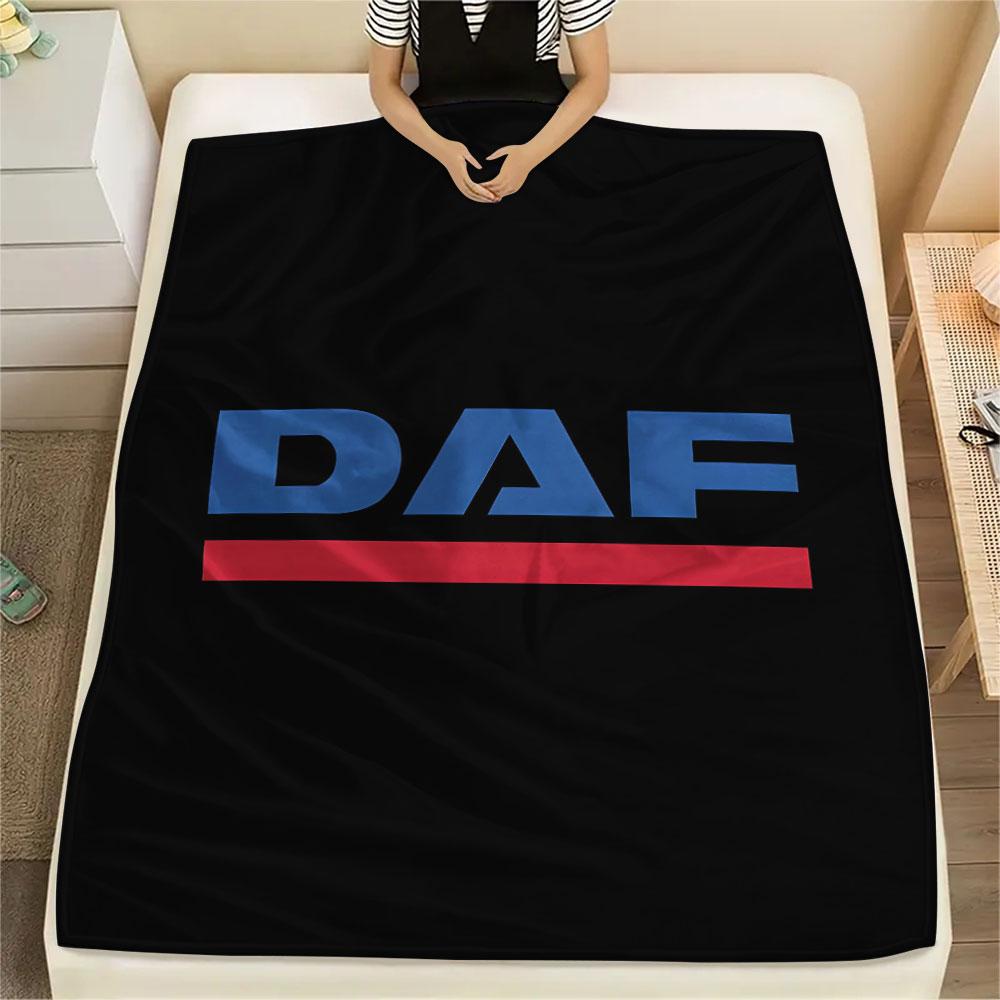 1PC DAF Patterned Flannel Blanket Suitable For All Seasons for Home Decor Warmth and Comfort Gifts Holiday Present