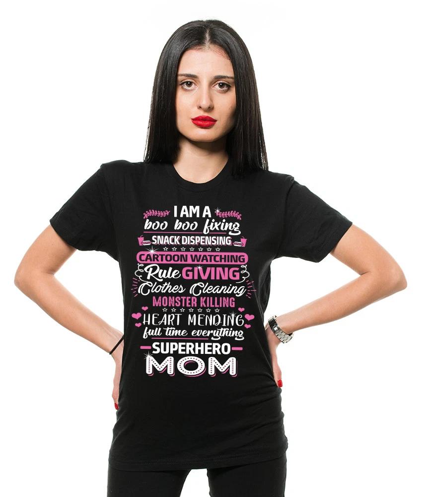 Mothers Day Gift T-shirt Funny Gift for Mom T-shirt Superhero Mom Funny shirt 3XL