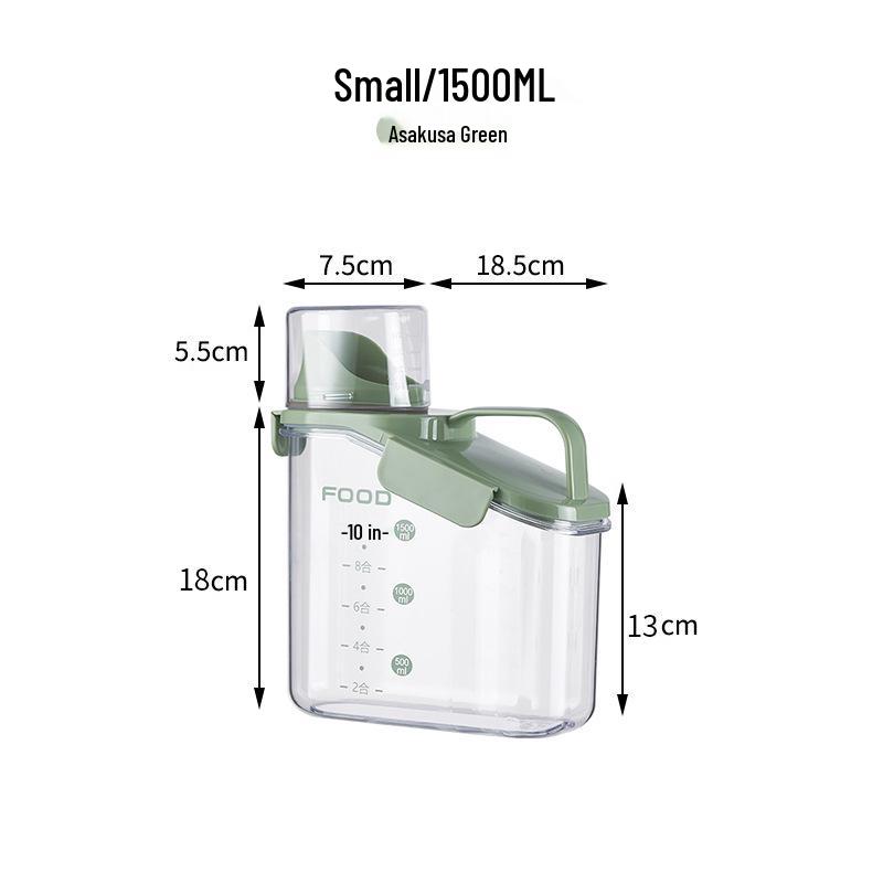 Recipient etanș pentru depozitarea orezului și cerealelor în stil japonez