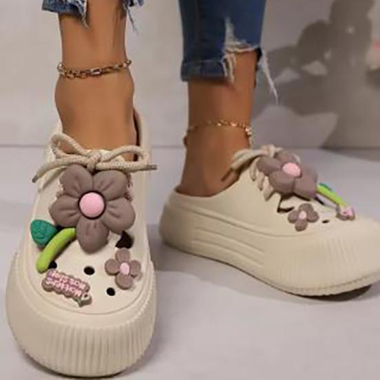 

Летние женские тапочки, милые украшения, сандалии на платформе, повседневные уличные сандалии, пляжные сандалии, нескользящие тапочки, домашняя обувь 40EU/CN41