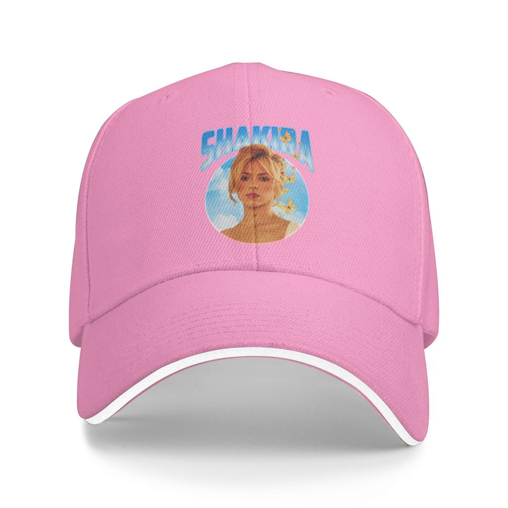 Women Unisex Singer Shakira Outdoor Hat Summer  Adjustable Baseball Caps Casual Baseball Cap Fashion Sunscreen Hats