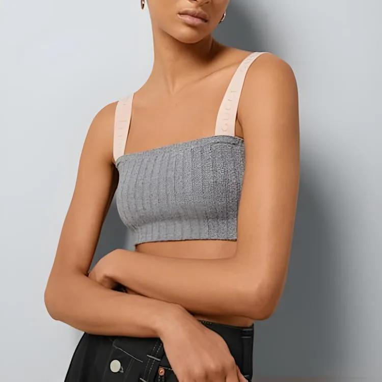 GUCCI Knit Cropped Top (Unisex) Camisoles 773025 XKDUL 1160