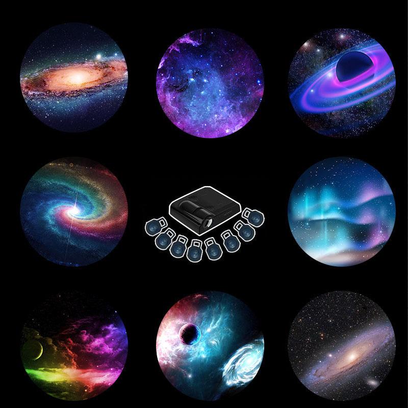 Christmas Projection Lamp Earth Sun Beach Galaxy Landscape Sunset Projector Novelty Atmosphere Light Christmas Photo Props