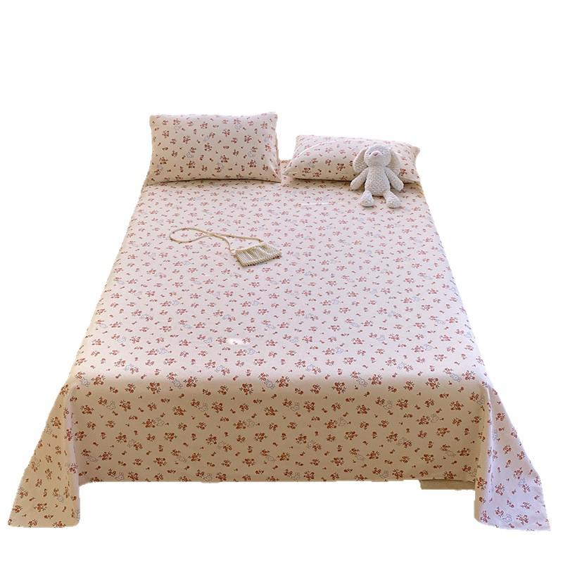 Ancient Art Floral Bed Sheet & Duvet Cover Set - Single/Double, All-Season, Student Dormitory