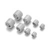 10Pcs Stainless Steel Big Hole Cylinder Loose Spacer Beads Charms for DIY Jewelry Making Bracelets Necklaces Findings Wholesale