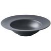 Ru Han Frosted Black Bone China Pasta Plate