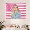Indie Pop Singer Pink USA Flag Tapestry Custom Celebrity Wall Hanging for Bedroom Dorm Fan Decor Poster