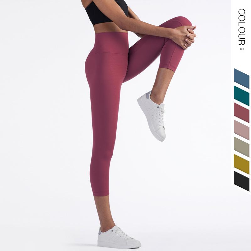 Huanpan Women's Seamless Butt-Lifting Yoga Leggings