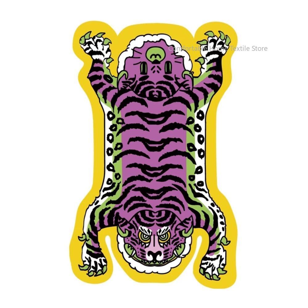 Carpet Living Room Cute Cartoon Tiger Decor Carpets Children Bedroom Bedside Large Area Rug Home Decoration Cloakroom Foot Mat