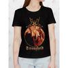 Summoning Stronghold Black Metal T-Shirt | Crew Neck, Slight Stretch Fabric, Regular Fit, Casual Style, Print Pattern, Perfect for Men