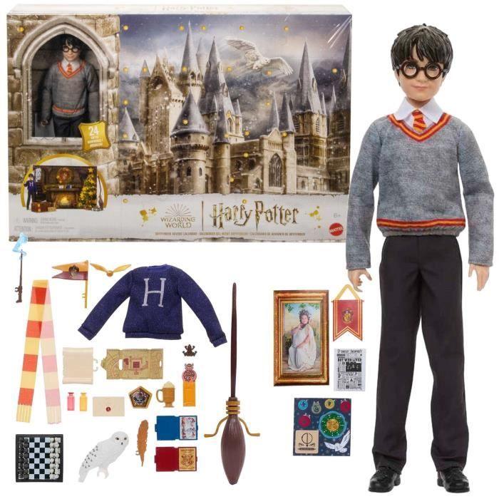 Calendrier De l'Avent Harry Potter Poupée Harry + Accessoires Décorations Vêtements Fond 25 Articles