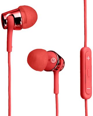 Sony Sluchátka MDR-EX150IP: Kanálkový typ s dálkovým ovládáním a mikrofonem pro iPhone/iPod/iPad Červený MDR-EX150IP R