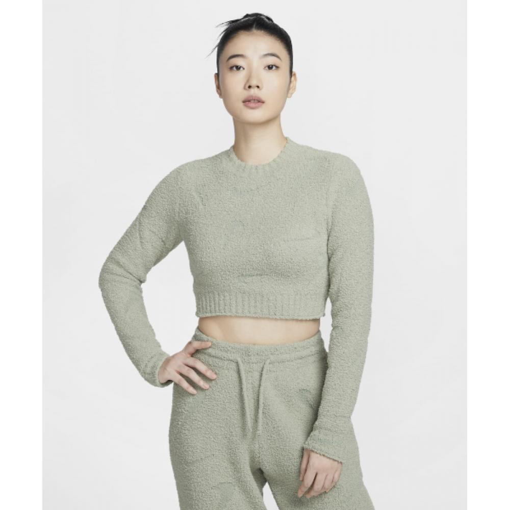 

Nike SportsWear Phoenix Cozy Boucl Tight трикотажный топ с длинным рукавом W Jade Horizon Fz1717 370 XS