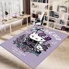 1pc Rock Coco Hello Kitty Carpet Anti Slip Polyester Floor Mat for office.Bedroom